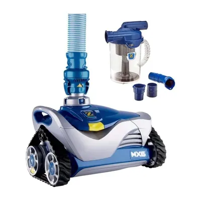 Mx6 Automatic Suction Side Pool Cleaner Vacuum with Zodiac Cyclonic Leaf Canister