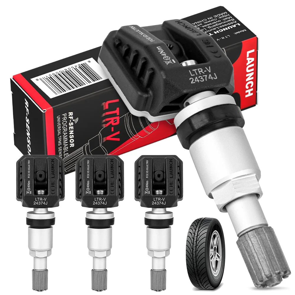 2025 LAUNCH X431 TSENSOR-05 TPMS Sensor 315MHz/433MHz TPMS Sensor Tire Repair Tool 100% Programmable Tire Sensor Works with X431