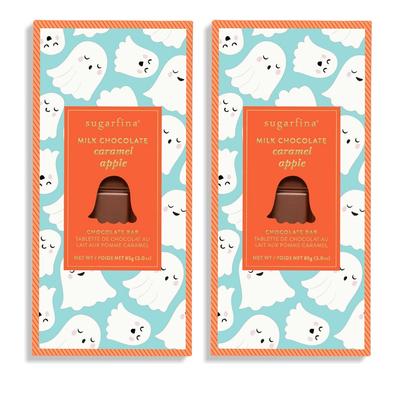 Sugarfina Ghost Milk Chocolate Caramel Apple Bar Duo