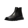 Stiefelette FLY LONDON "Fly London Stiefelette Leder/Textil", Damen, Gr. 39, schwarz, Leder, Textil, casual, Schuhe