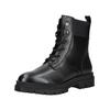 Schnürstiefelette MARCO TOZZI "Marco Tozzi Stiefelette Leder/Textil", Damen, Gr. 42, schwarz, Leder, Textil, casual, Schuhe