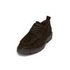 Schlupfboots MARC O'POLO "aus weichem Veloursleder", Damen, Gr. 45, braun (coffee), Obermaterial: 100% Leder (Rind), unifarben, Schuhe