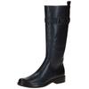 Stiefel CAPRICE "Caprice Stiefel Leder", Damen, Gr. 36, blau (ocean), Leder, casual, Schuhe