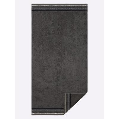 Handtuch WÄSCHEPUR Gr. 1, grau (anthrazit), B:50cm L:100cm, 100% Baumwolle, Handtücher (Packung) Image