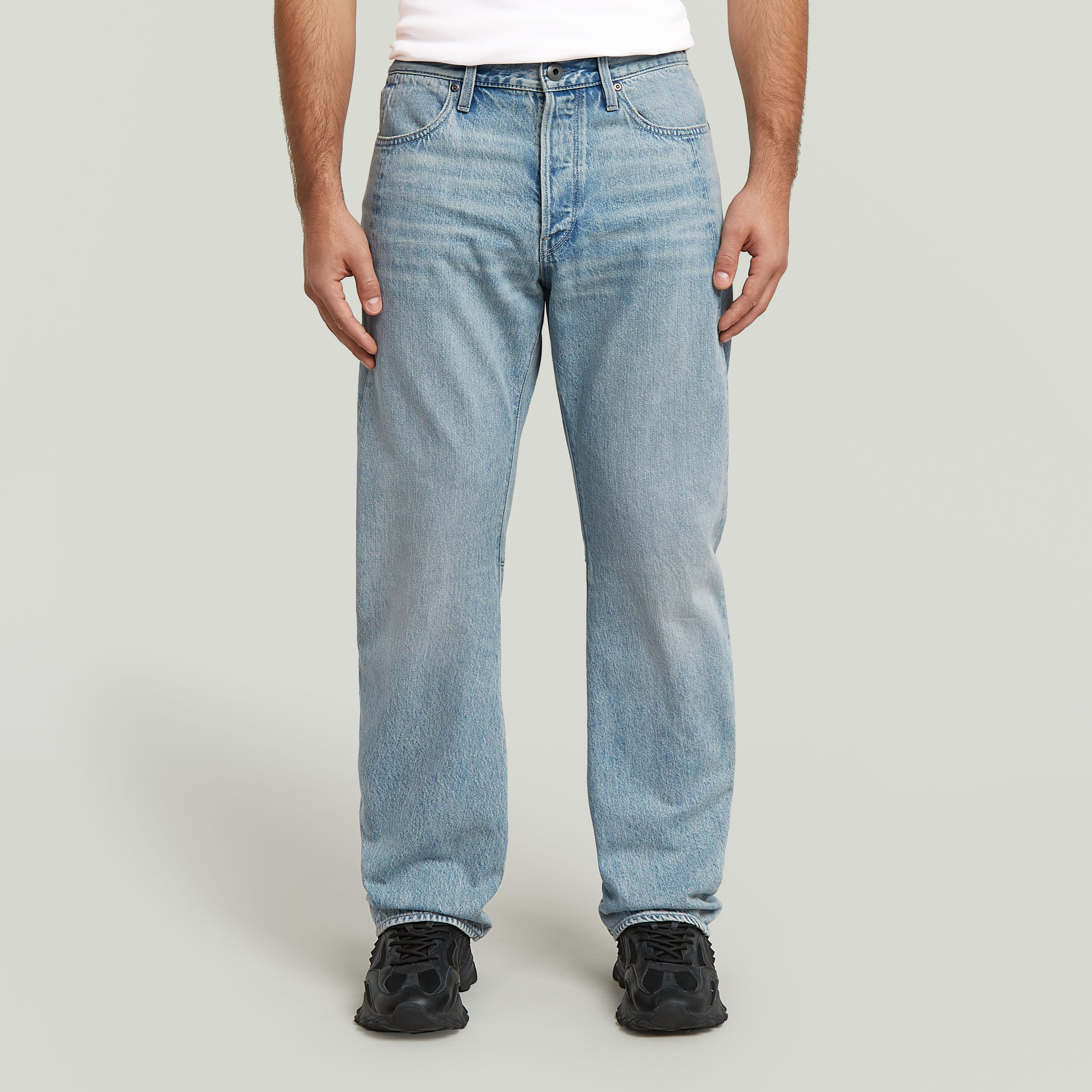 5-Pocket-Jeans G-STAR "Contor 3D Regular", Herren, Gr. 29, Länge 34, blau (sun faded pacific blau), Denim/Jeans, Obermaterial: 100% Baumwolle, straight fit normal, Jeans 5-Pocket-Jeans, Straight Fit, Baumwoll-Denim
