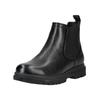 Stiefelette TAMARIS "Tamaris Stiefelette Leder/Textil", Damen, Gr. 39, schwarz, Leder, Textil, casual, Schuhe