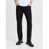 Straight-Jeans JACK & JONES "JJICLARK JJORIGINAL SQ 2", Herren, Gr. 33, Länge 30, schwarz (schwarz denim), Denim/Jeans, Obermaterial: 76% Baumwolle, 22% Polyester, 2% Elasthan, Abriebeffekte, casual, straight fit knöchellang, Jeans