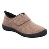 Hausschuh ROHDE "OLBIA", Damen, Gr. 42, beige (natur), Filz, meliert, klassisch, Schuhe, Homeslipper, Wohlfühlschuh mit Klettverschluss