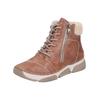 Schnürstiefelette RIEKER "Rieker Stiefelette Lederimitat/Textil", Damen, Gr. 42, braun (zimt), Lederimitat, Textil, casual, Schuhe