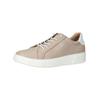 Sneaker HUSH PUPPIES "Hush Puppies Sneaker Leder", Damen, Gr. 40, grau (silber, grau), Leder, casual, Schuhe