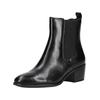 Stiefelette TAMARIS "Tamaris Stiefelette Leder/Textil", Damen, Gr. 39, schwarz, Leder, Textil, casual, Schuhe