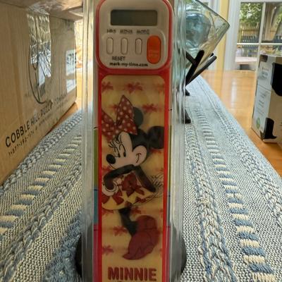 Disney Other | Disney Minnie Mouse Timer Bookmark - Red And White | Color: Red | Size: Os