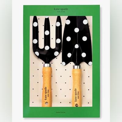 Kate Spade Other | Kate Spade New York Garden Tool Set Navy Dots | Color: Blue/White | Size: Set Of 2
