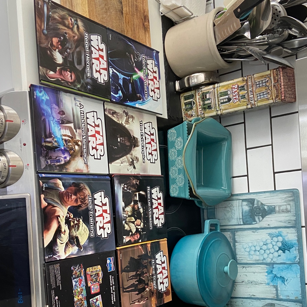 Disney Video Games & Consoles | Disney Star Wars Video Game Set - Black And Blue Covers | Color: Black/Blue | Size: Os