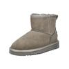 Stiefelette MUSTANG SHOES "Mustang Shoes Stiefelette Veloursleder", Damen, Gr. 38, grau (dunkelgrau), Veloursleder, casual, Schuhe