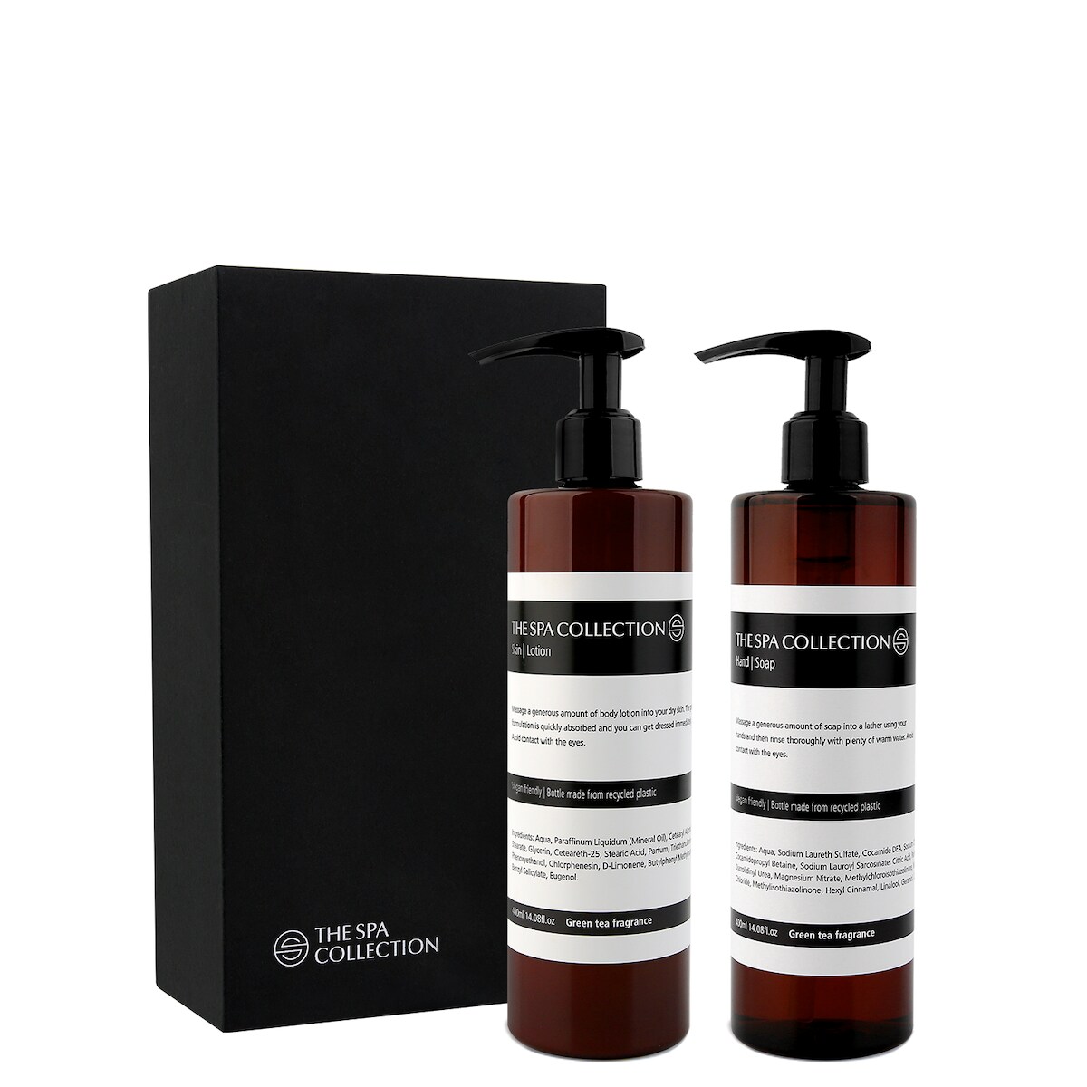 Geschenkbox Handseife & Körperlotion 400 ml - The Spa Collection Green Tea (Box mit 10 Stück) Image
