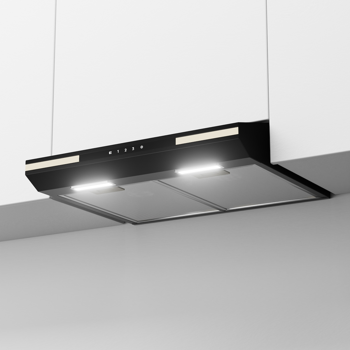 CIARRA Unterbauhaube A+ 330m³/h Dunstabzugshaube 60cm Integrierte Abzugshaube VM6921B Image