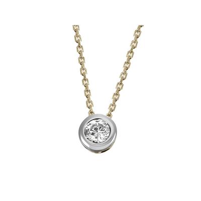 Goldmaid Anhänger mit Kette 375 Gelbgold Glänzend 1 Brillant weiß Image