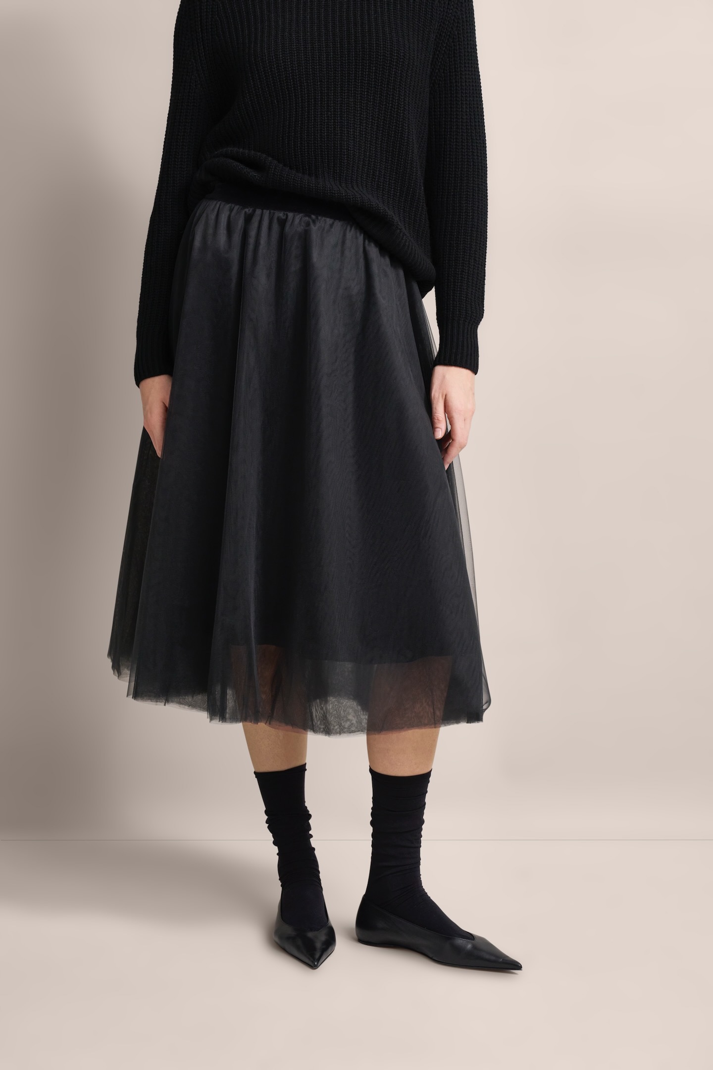Bugatti Damen Mesh-Rock mit elastischen Bündchen Image