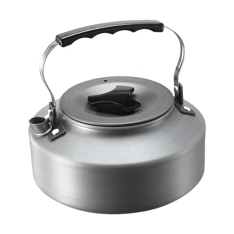 CAMPINGMOON S1000 1L Tragbarer, ultraleichter Wasserkocher aus eloxiertem Aluminium für Outdoor-Wandern, Camping, Picknick, Teekanne, Kaffeekanne Image