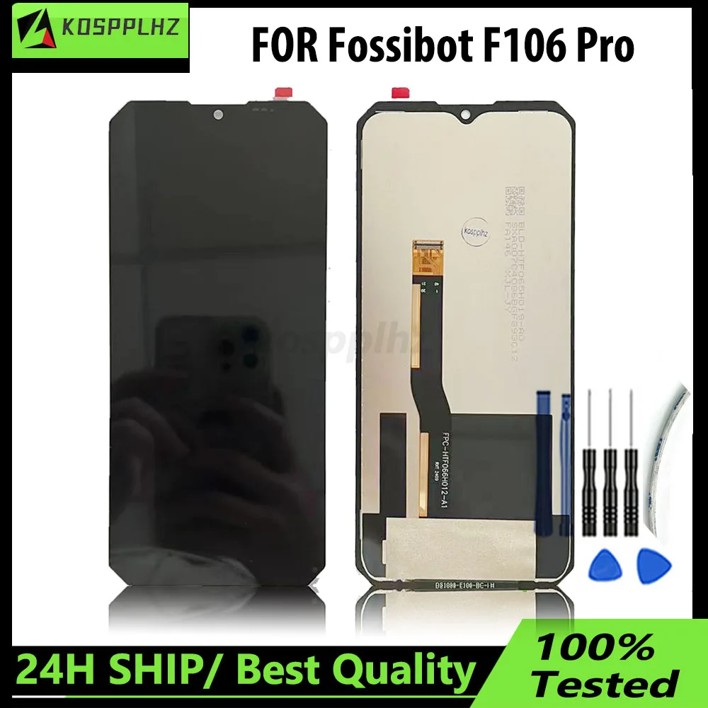 2408x1080p Für fossibot f106 Pro LCD Front Touch Glas 6,58 "FHD + Für Fossibot F106 Pro LCD Display Screen Digitizer Ersatz Image