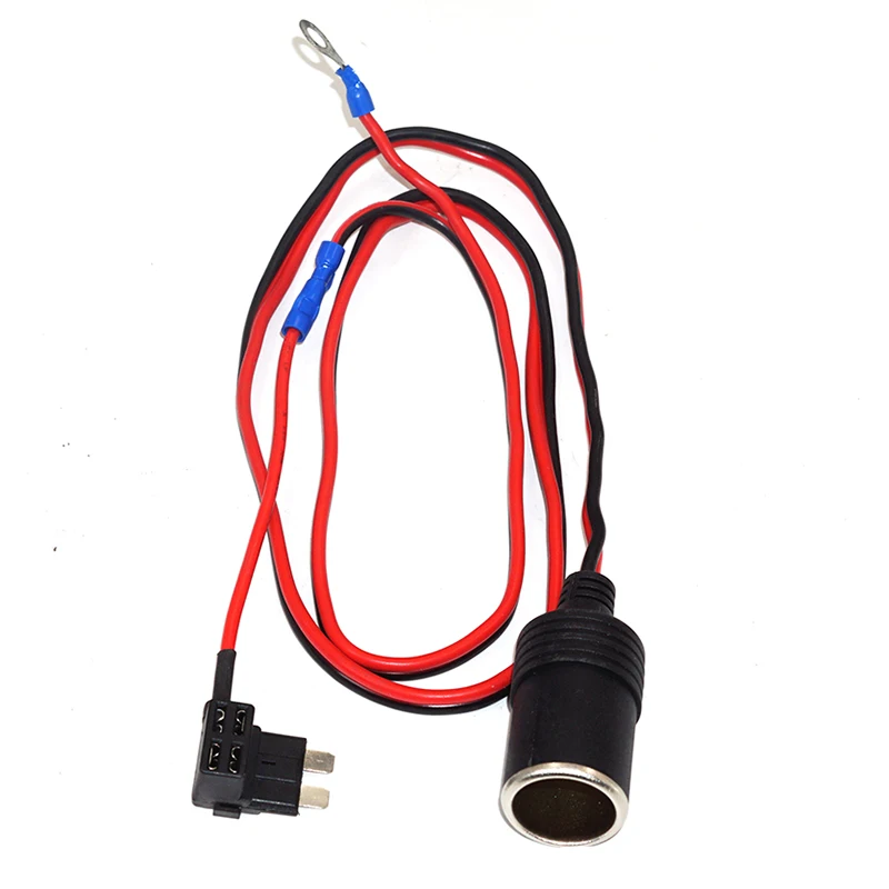 1Meter 1,5mm2 Auto Zigarette Zigarre Leichter Steckdose Stecker DC12-24V Verlängerung Mediu Sicherung Tap Halter Blei Image