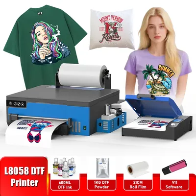For Epson XP600 A4 DTF Printer A4 impresora dtf heat transfer film t shirt printing machine A4 for tshirt Jeans clothes fabric