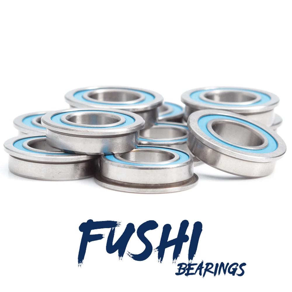 FUSHI MF148 2RS Lager 8x14x4 mm blau versiegelt, ABEC-3 MF148RS Kugellagerteile für Hobby RC Car Truck, Auswahl von 6 Stück