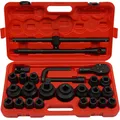 Jeu de clés à douille Jeu de douilles de 26 pièces 3/4 pouces et 1 pouce Jeu d'écrous de clé à chocs 21-65 mm, jeu de douilles à impact pour boîte à cliquet pour camion