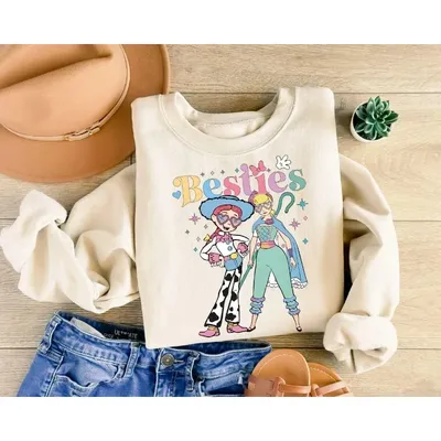 Toy Story Besties T-Shirts, Disney Bo Peep und Jessie Shirts, Toy Story Bo Peep Toy Story Best Friends Tee, BFF Girls Trip
