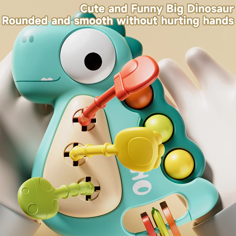 Montessori Sensorische Entwicklung Baby Spielzeug Pull String Aktivität Pädagogisches Spielzeug Lustige Finger Erfassen Ausbildung Frühen Lernen Spielzeug Geschenk Image