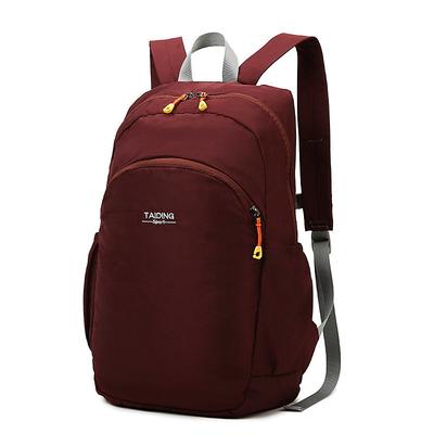 Hiking Backpack Foldable Outdoor Hiking Climbing Camping Nylon Pink Burgundy Coffee