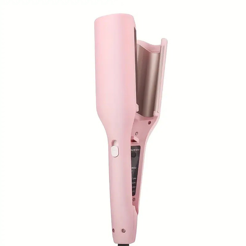 Hair Styling Tool with Negative Ionic Technology Curling Iron for Quickly Creating Smooth Waves US Plug 32mm Wavy Curling Iron Deep U-Shaped Wool Curls for Long-Lasting Styling