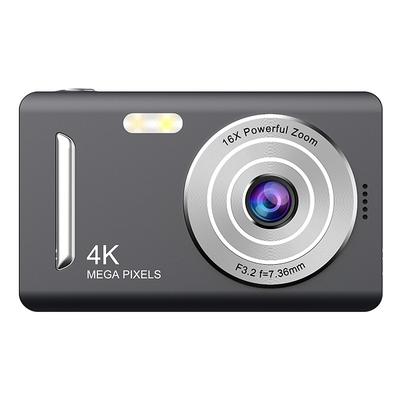 4K Digital Camera 48 Megapixels HD Photography Travel Selfie Camera 2.4 Inch Screen Anti Shake 16X Zoom Student Selfie Mini Camera