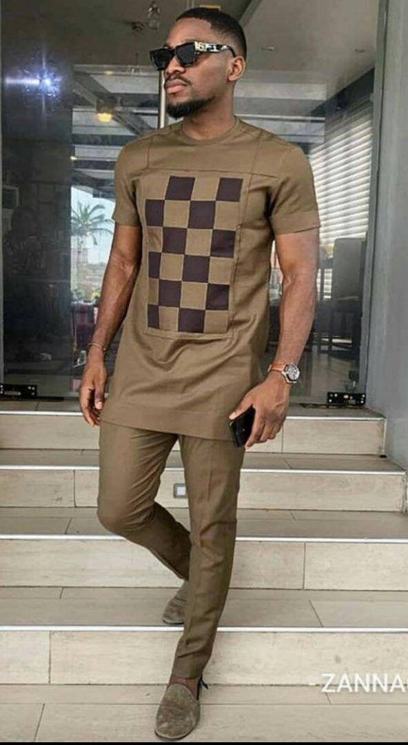 Abito africano da uomo in 2 pezzi, abito da festa Dashiki, regalo per lui, abbigliamento africano tradizionale Dashiki, abbigliamento da sposa maschil
