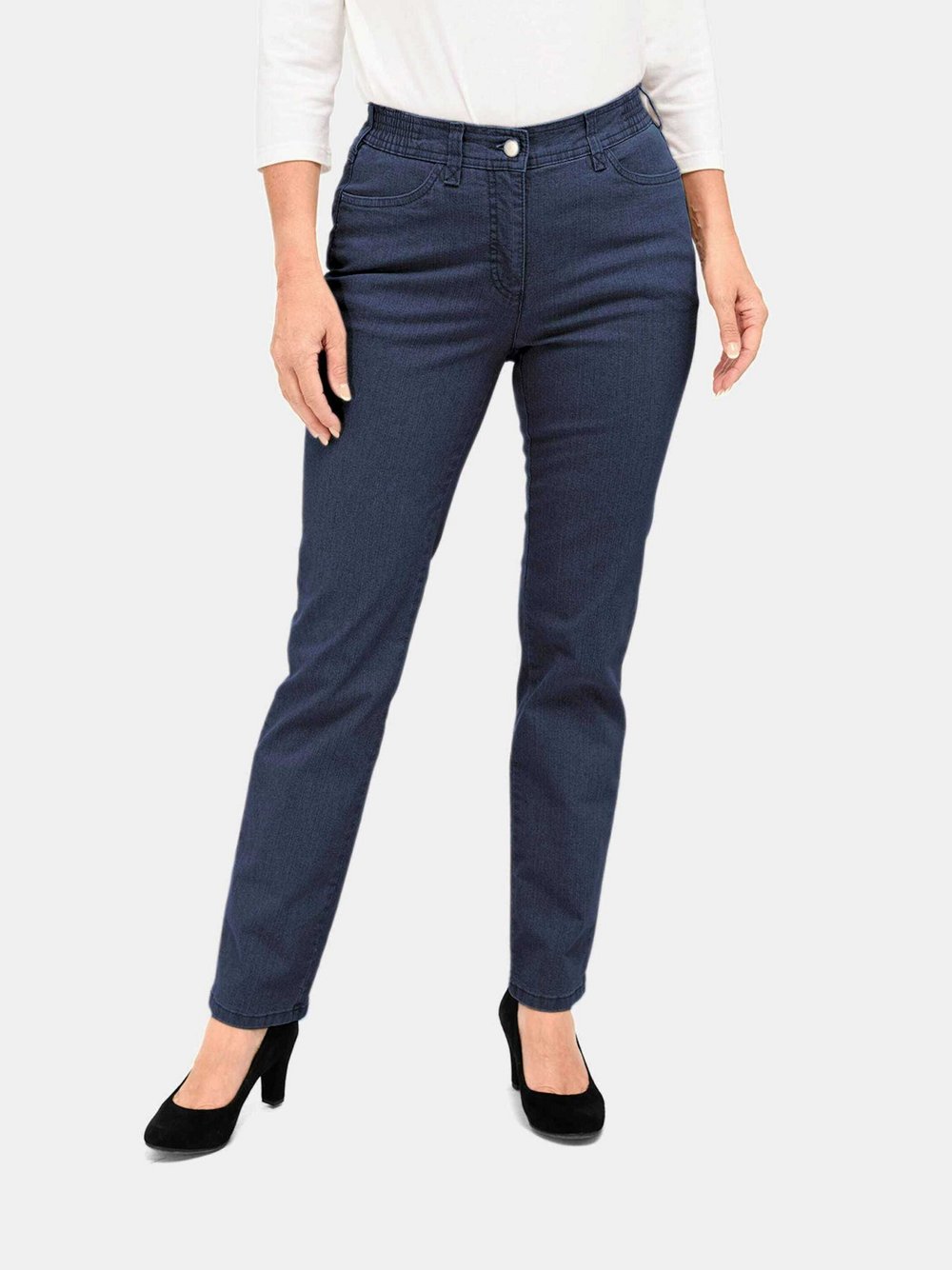 Goldner Jeans Damen blau, 38 Image