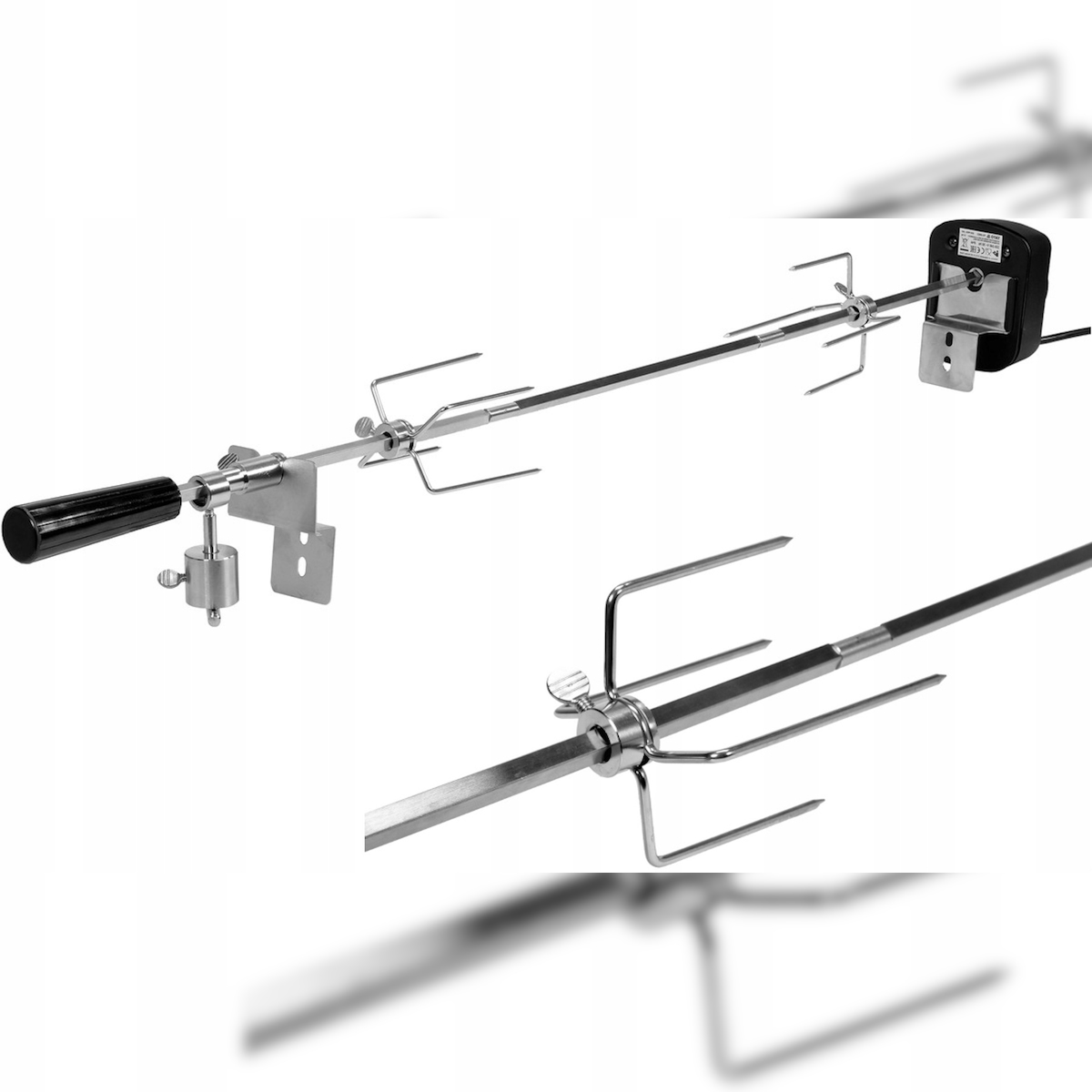 Automatischer Drehspieß für Gasgrill 100 cm Image