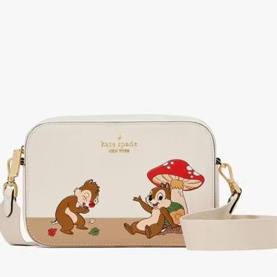 Kate Spade Bags | Kate Spade X Disney Chip N Dale Mini Camera Bag Nwt | Color: Black/White | Size: 7.6" X 5" X 2.2"