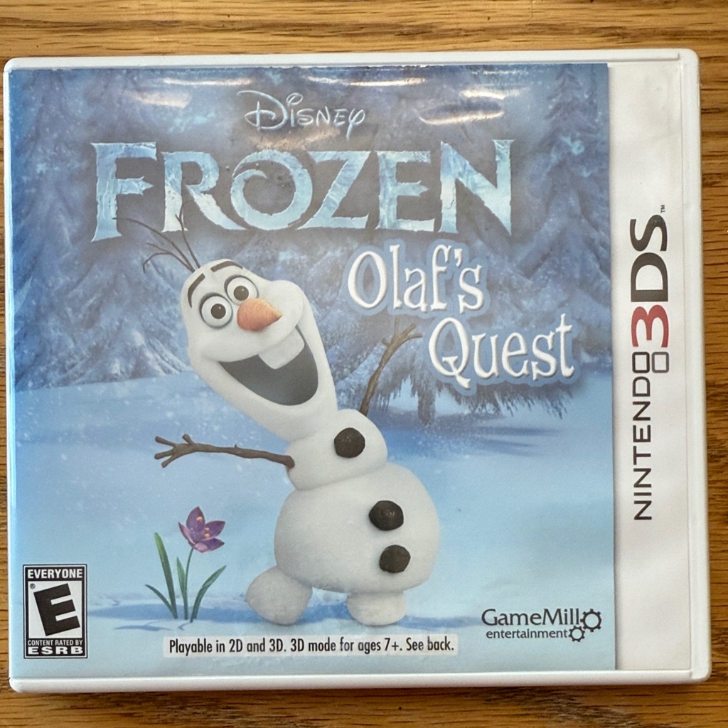 Disney Video Games & Consoles | Disney Frozen Olaf's Quest Nintendo 3ds Game | Color: Blue/White | Size: Os