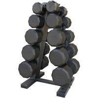 CAP Barbell 150 lb Eco Dumbbell Weight Set with Rack