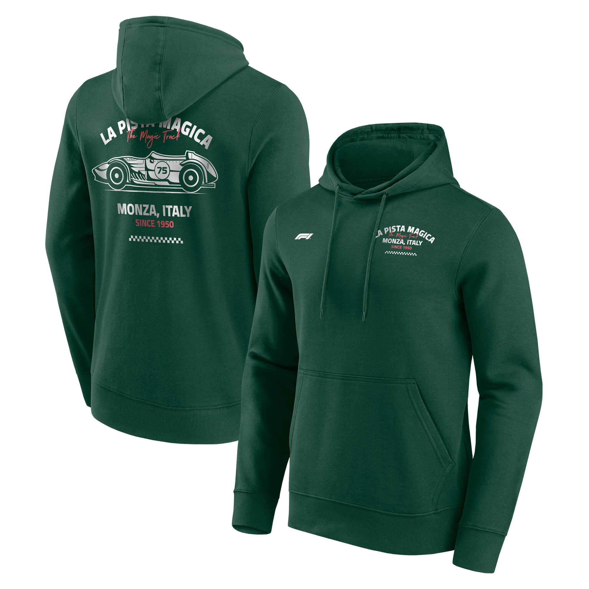 Formel 1 Italien GP Grafik Hoodie – Dunkelgrün