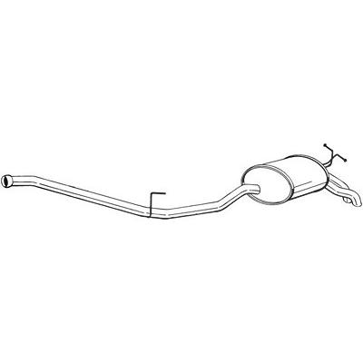Bosal Endschalldämpfer [Hersteller-Nr. 287-087] für Mercedes-Benz Image