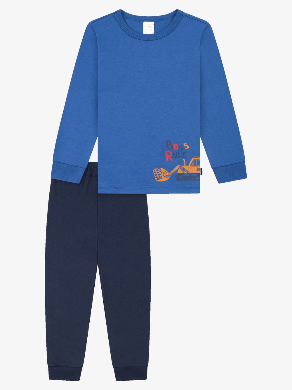 Schiesser Pyjama Jungen blau, 128 Image