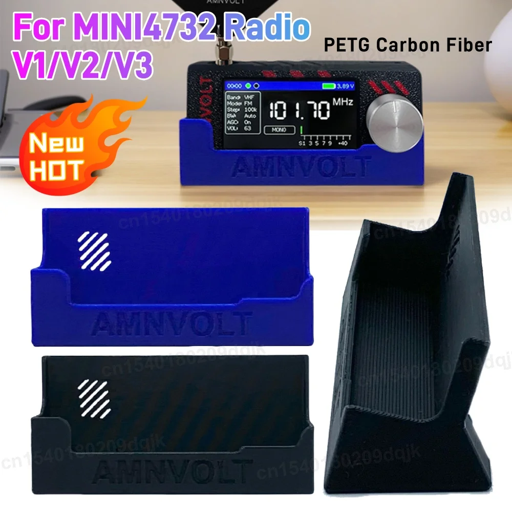 3D-gedruckte Mini-Taschenradio-Halterung für Radio MINI4732 V1/V2/V3 All-Band-Radio-Haltehalterung Tragbares Radiogehäuse Image