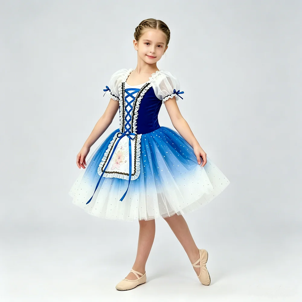 Robes de ballet pour filles, robes de danse scolaire, robes de ballet pour enfants, robes de danse pour filles, costumes de spectacle de ballet