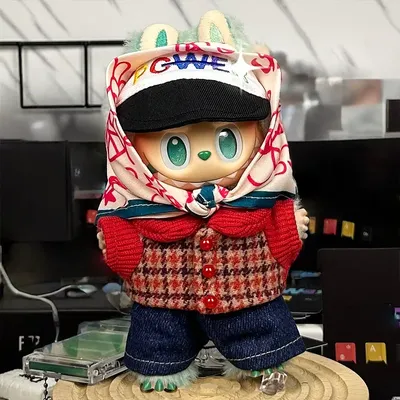 Gd same Clothes For Labubu Doll Clothing Accessories Concert crown hat accessories Style