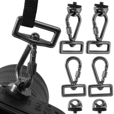 Quick Install Metal Screws Camera Quick Release Set Suitable for Nikon Sony DSLR Cameras Neck Shoulder Strap Sling Clip Ring