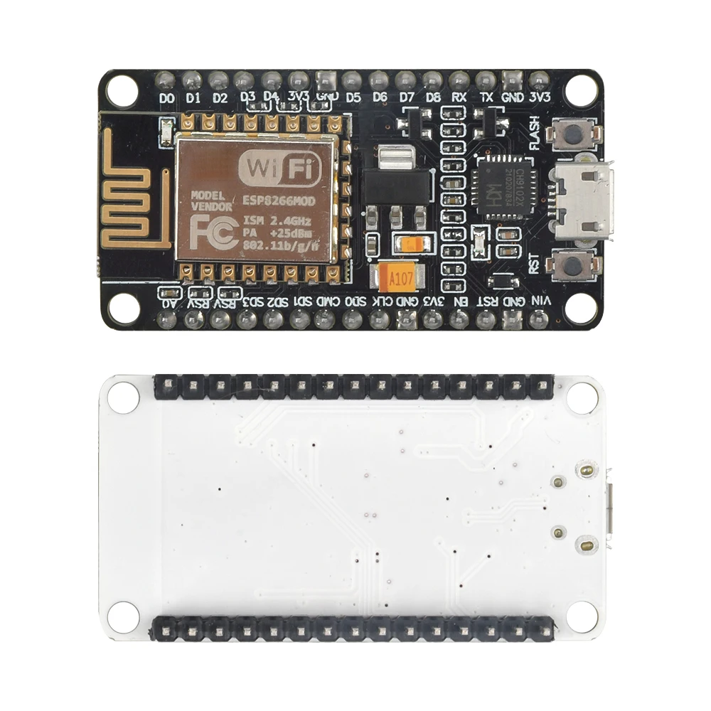 NodeMCU Lua V2.1 ESP8266 ESP-12E Wireless Modul WIFI Entwicklungsboard, Micro USB-CH9102X Tafel, Schweißstift-Set Image