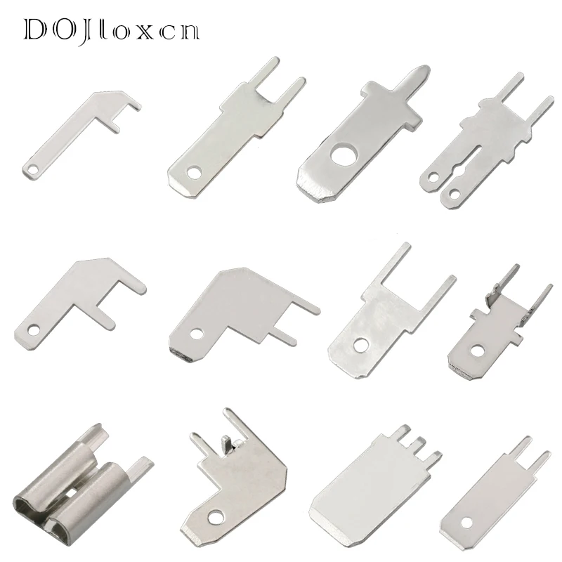 20 Stück 2,8 4,8 7,8 9,5 MM 110 187 305 PCB-Lötanschlüsse aus verzinntem Messing für Leiterplatten Image