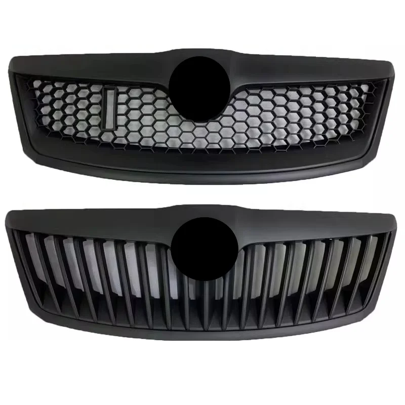 Auto Front Kühlergrill für Skoda Octavia RS 10-15 Modifizierte Matte Schwarz Stoßstange Net Maske Auto Zubehör Image